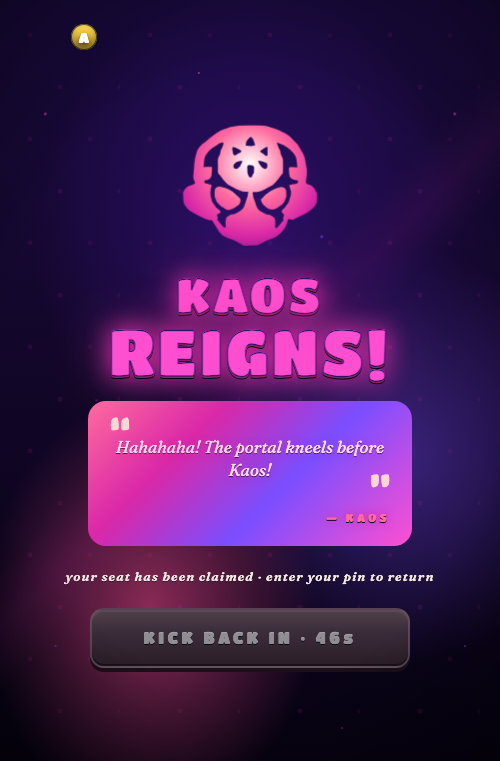Kaos takeover